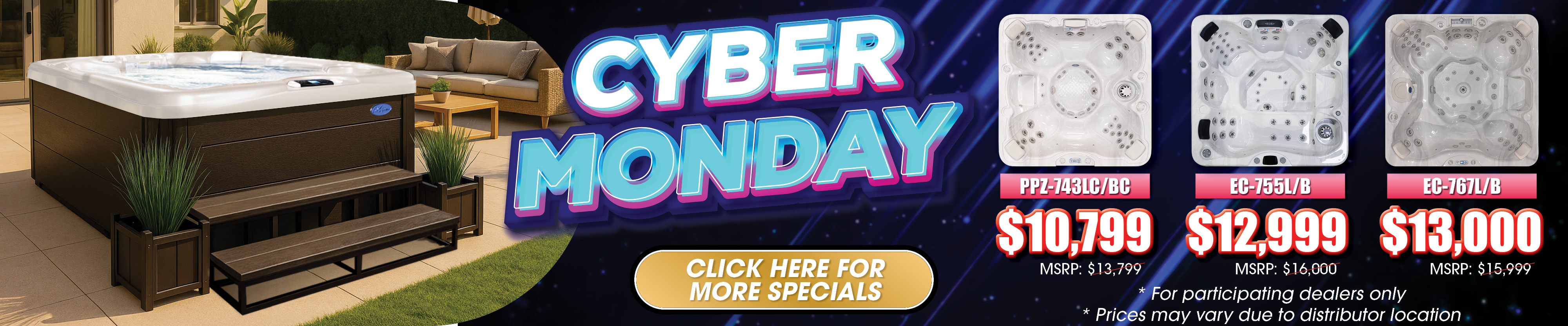 Calspas hot tub being used in a family setting - Lawrence