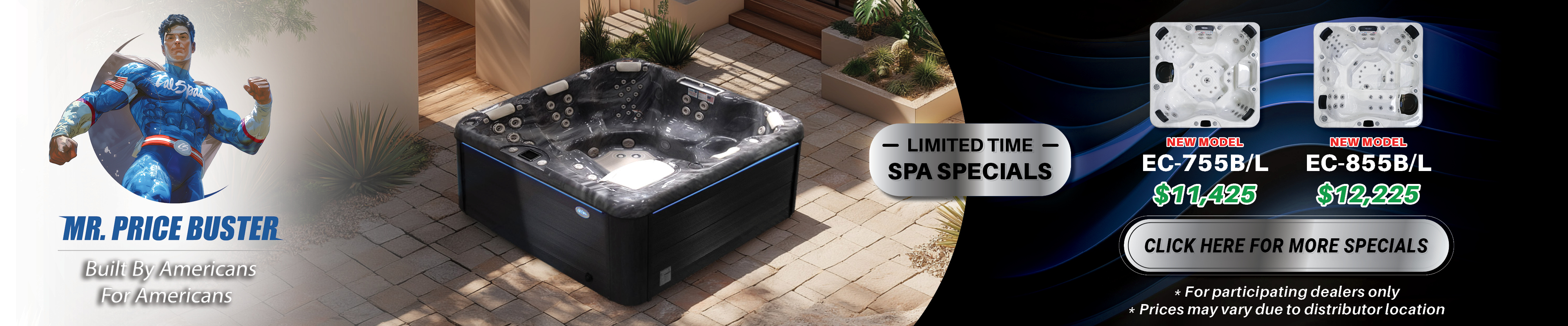Calspas hot tub being used in a family setting - Lawrence