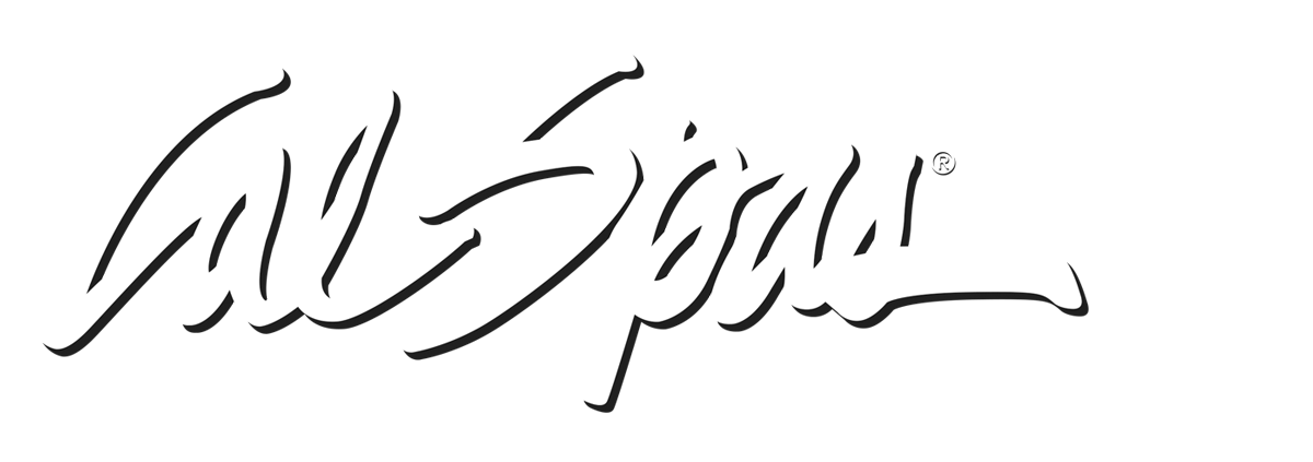 Calspas White logo hot tubs spas for sale Lawrence